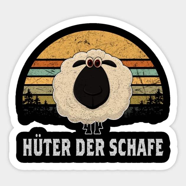 HÜTER DER SCHAFE Sticker by SamaraIvory